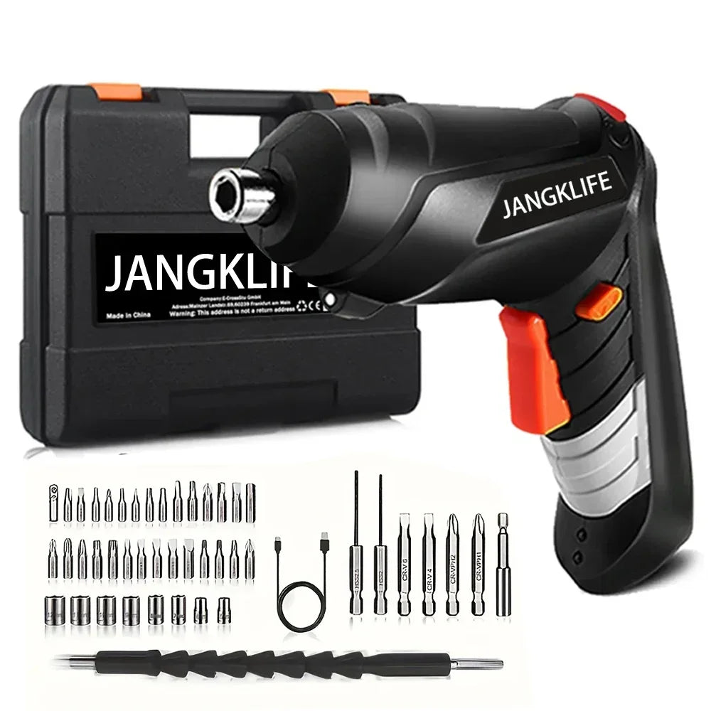 Cordless Screwdriver JANGKLIFE ImpactPro – Powerful Torque for Daily Repairs