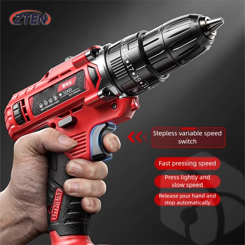 Electric Drill DualSpeed – Two-Speed Control for Precision and Power