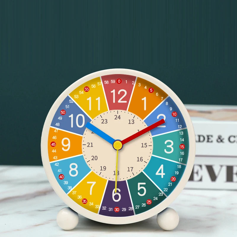 Early Learning Desktop Alarm Clock for Children – Silent Wake Up Clock