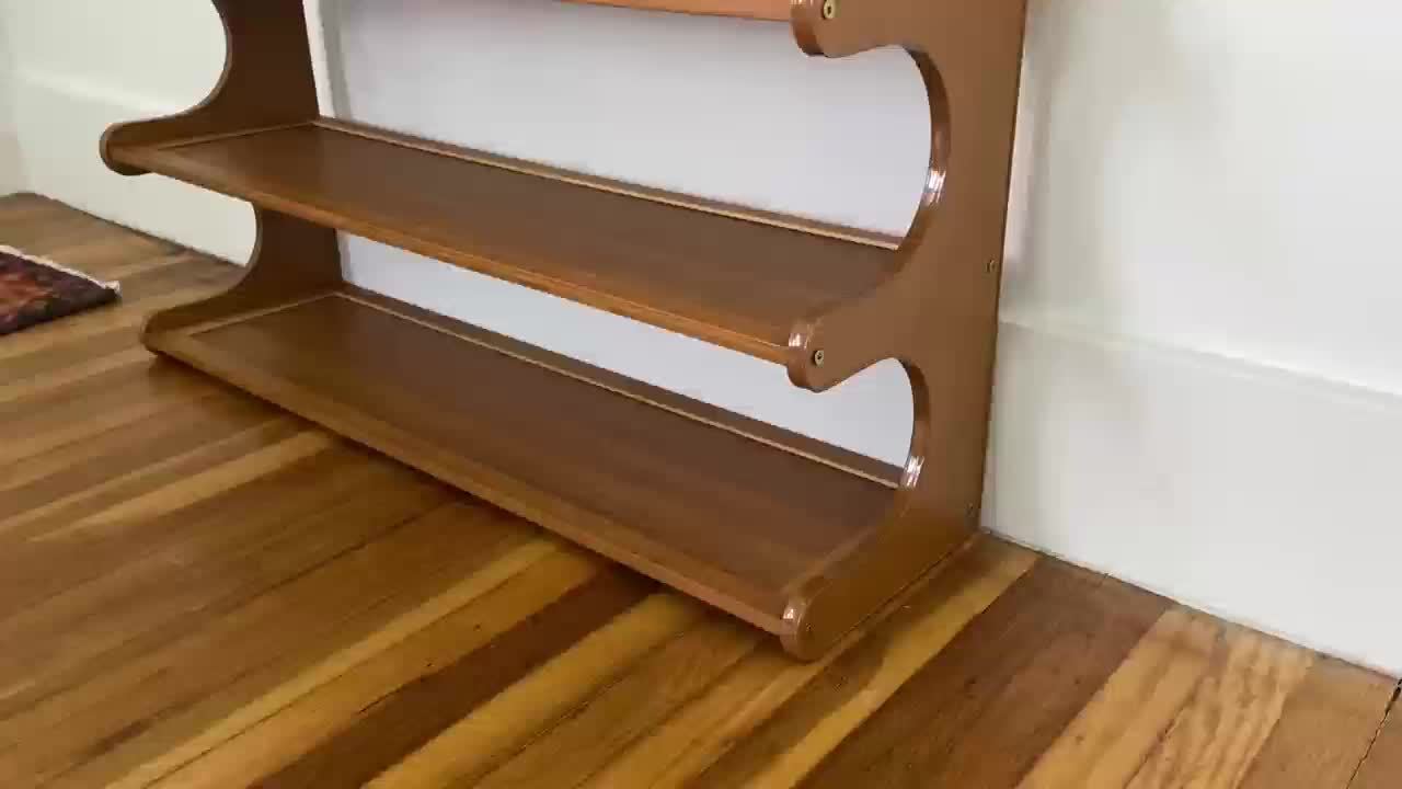 [Space-Saving Bamboo Shoe Rack] Bamboo Shoe Rack - Space-Saving, Multi-Layer Freestanding Organizer with Wood Grain Finish for Dorms &amp; Entryways, Easy Assembly, Brown