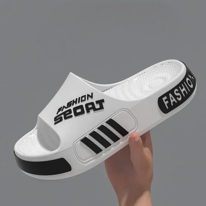 Men's and Women's Professional Design Large Size Eva Slippers Trendyy Student Couple Slippers Outdoor Wear Non-Slip Slippers Women's Summer