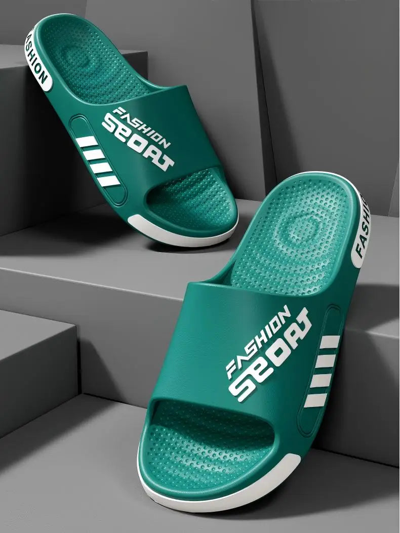 Men's and Women's Professional Design Large Size Eva Slippers Trendyy Student Couple Slippers Outdoor Wear Non-Slip Slippers Women's Summer